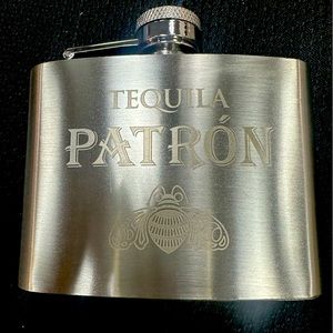 New Patron Tequila Stainless Steel Flask
